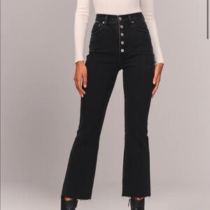 Abercrombie & Fitch The Kick Flare Ultra High Rise Jeans